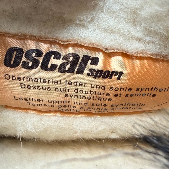 NWOT Oscar Sport real GOAT FUR Apres Ski Black Boots Size 7 US 38 EU - Picture 7 of 9